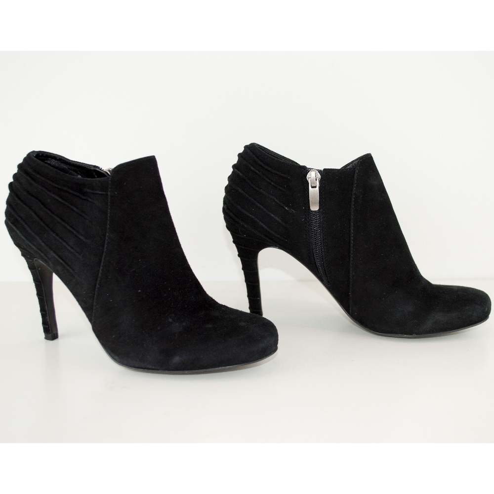 Black ankle booties